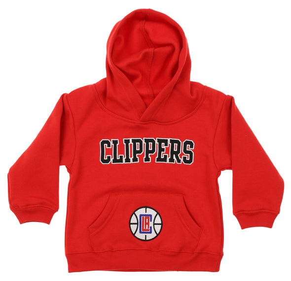 OuterStuff NBA Infant and Toddler's Los Angeles Clippers Fleece Hoodie, Red