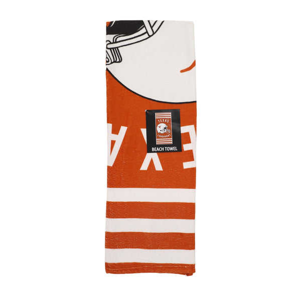 Northwest NCAA Texas Longhorns "Stripes" Beach Towel, 30" x 60"