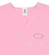 Fabrique Innovations NFL Unisex New York Jets Breast Cancer Awareness Scrub Top