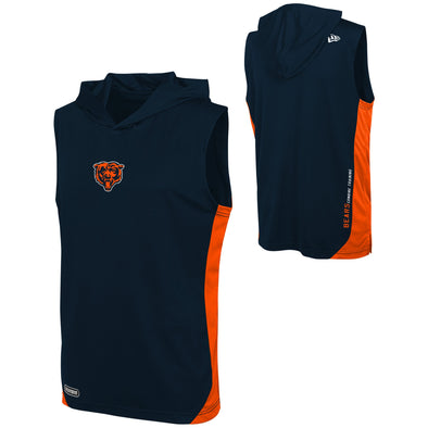 New Era NFL Men's Chicago Bears Champions Flair Hooded Muscle T-Shirt