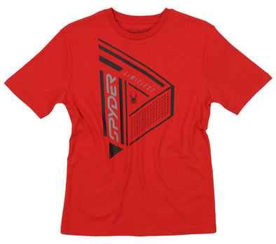 Spyder Youth Boys Athletic Short Sleeve Graphic Cotton Tee
