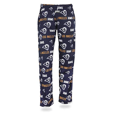 Zubaz NFL Women's Los Angeles Rams Comfy Lounge Pants, Navy