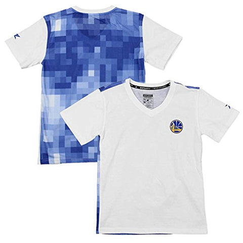 Zipway NBA Golden State Warriors Youth Pixel V-Neck Short Sleeve Tee