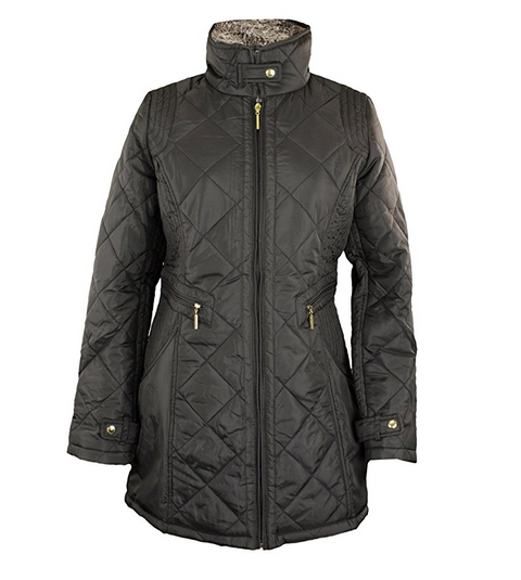 Weatherproof Women's Woven Quilted Full Zip Walker Jacket, Color Options