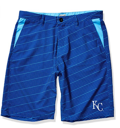 Forever Collectibles MLB Men's Kansas City Royals Dots Walking Shorts
