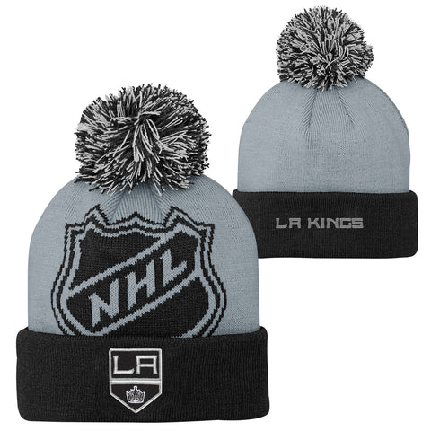 Outerstuff NHL Youth Boys Sacramento Kings Winter Pom Jacquard Cuff Beanie, One Size