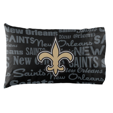 Northwest NFL New Orleans Saints Printed Pillowcase Set of 2