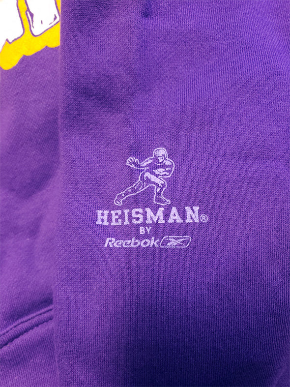 Reebok NCAA Men's LSU Tigers Heisman Team Hoodie, Purple