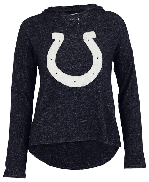 Outerstuff NFL Youth Girls Indianapolis Colts 3D Logo Hooded T-Shirt