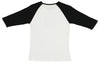 Reebok NFL Women's Jacksonville Jaguars 3/4 Sleeve Raglan Tee Shirt, White/Black