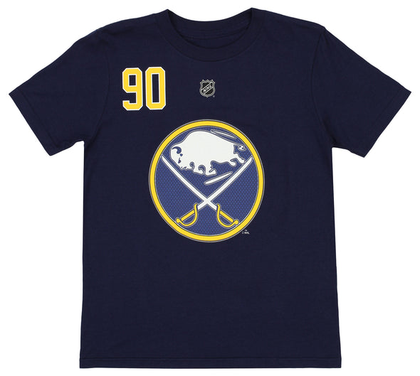Reebok Buffalo Sabres Ryan O'Reilly #90 NHL Boys' Youth (8-20) Player Tee, Navy