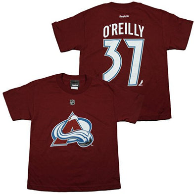 Reebok NHL Youth Boys Colorado Avalanche Ryan O'Reilly #37 Player Tee Shirt