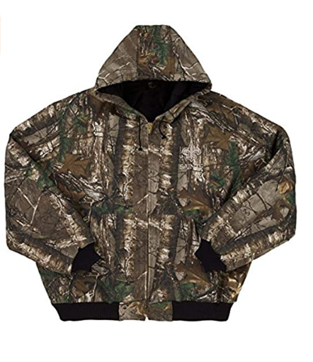 Dunbrooke Apparel NFL Men's New Orleans Saints Real Tree Camo Canvas Heavy Jacket