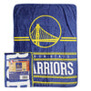 Northwest NBA Golden State Warriors Dual Vision 45 X 60 Silk Touch Throw Blanket