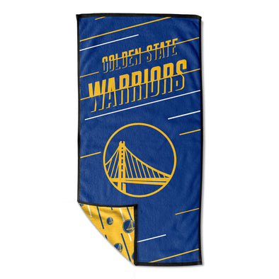 Northwest NBA Golden State Warriors Splitter Beach Towel & Mesh Bag Set