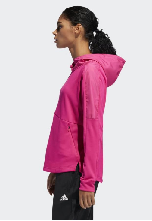 adidas Women s Team Issue Lite Hoodie Real Magenta Fanletic