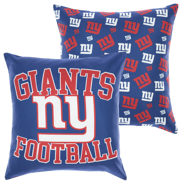 FOCO NFL New York Giants 2 Pack Couch Throw Pillow Covers, 18 x 18