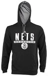 Adidas NBA Men's Brooklyn Nets Tipoff Playbook Pullover Hoodie, Black