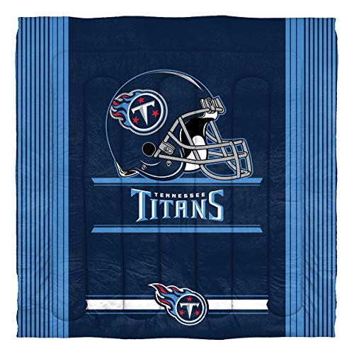 Northwest NFL Tennessee Titans Safety FULL/QUEEN Comforter and Shams