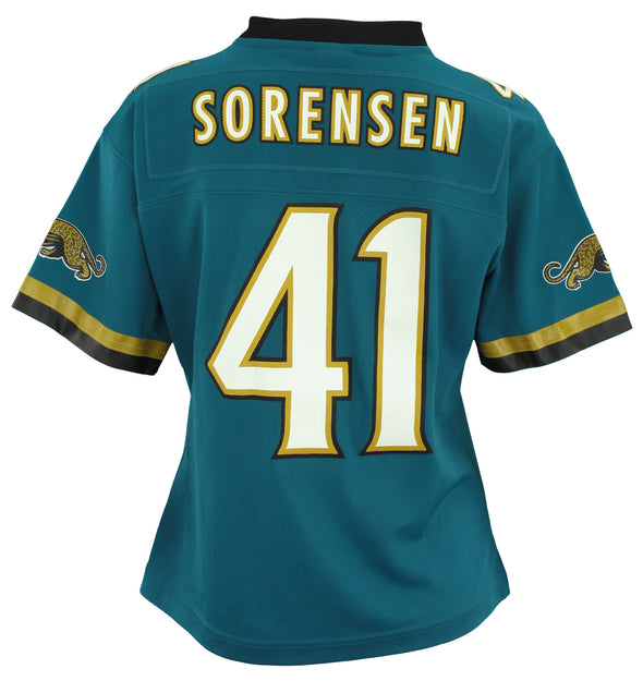 Reebok NFL Women's Jacksonville Jaguars Nick Sorensen #41 Player Jersey, Teal