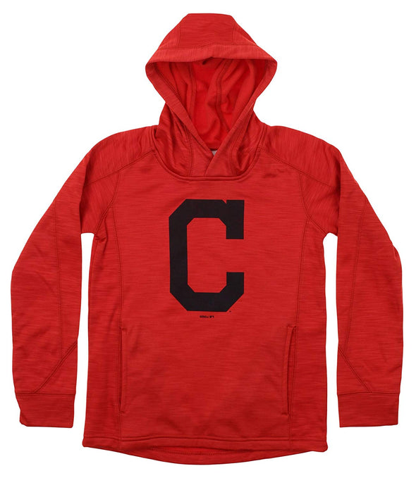 Outerstuff MLB Youth Cleveland Indians Primary Icon Hoodie and Tee Combo