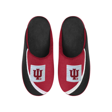 FOCO NCAA Men's Indiana Hoosiers 2022 Big Logo Color Edge Slippers