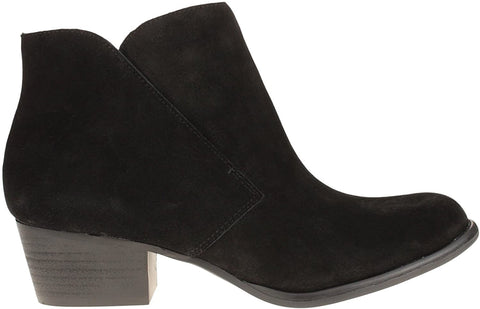 Jessica Simpson Women's Dacine Round Toe Ankle Boot, Black Suede