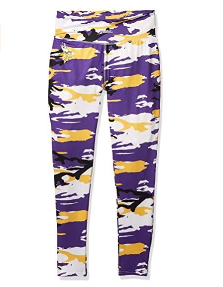 Zubaz Minnesota Vikings Purple/Gold Zebra Pants Size: Small