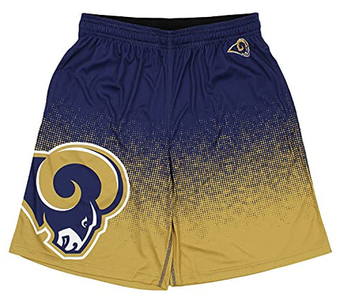 FOCO NFL Men's St. Louis Rams Gradient Polyester Shorts