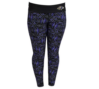FOCO NFL Women's Baltimore Ravens Thematic Print Leggings