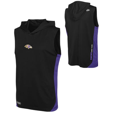New Era NFL Men's Baltimore Ravens Champions Flair Hooded Muscle T-Shirt