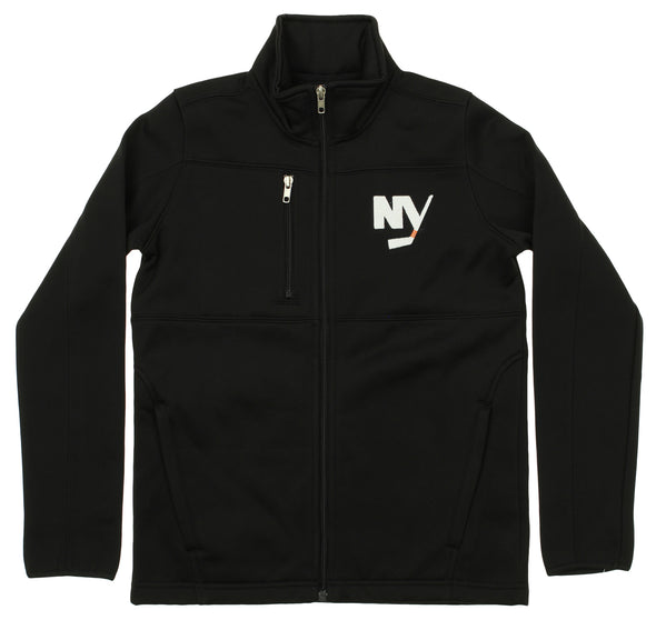 OuterStuff NHL Youth New York Islanders Bonded Fleece Jacket, Black
