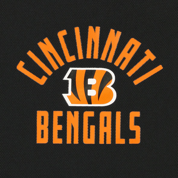 Zubaz NFL Men's Cincinnati Bengals Viper Accent Elevated Jacquard Track Pants