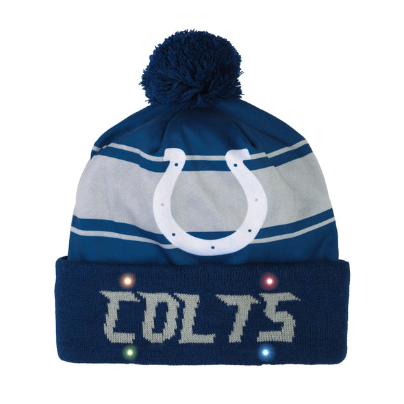 FOCO Adult's NFL Indianapolis Colts Light Up Beanie