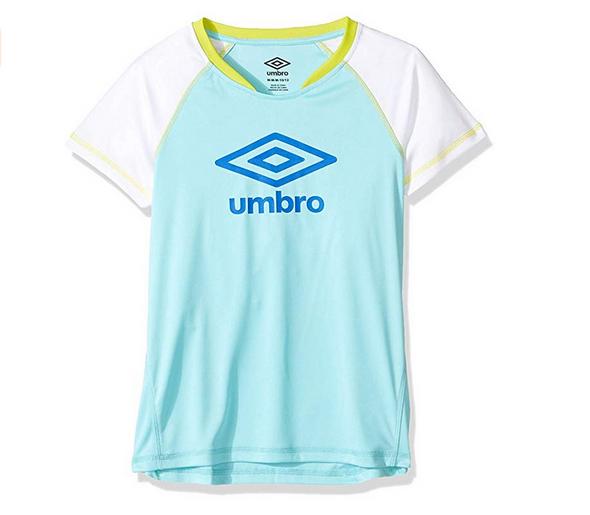 Umbro Little Girls Kick Sweep Raglan Top Shirt, Color Options