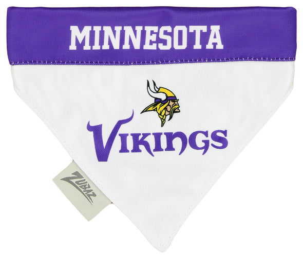 Zubaz X Pets First NFL Minnesota Vikings Reversible Bandana For Dogs & Cats