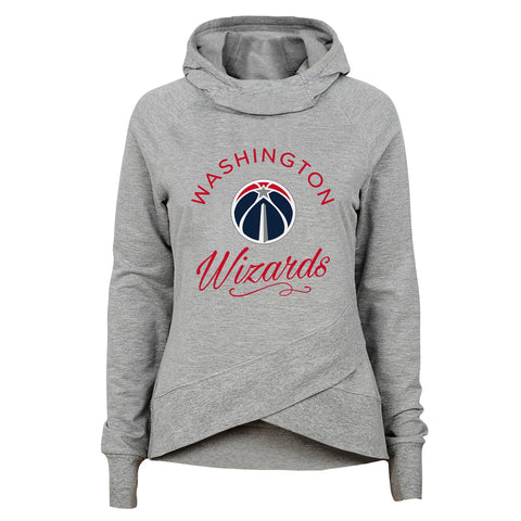 Outerstuff NBA Youth Girls (7-16) Washington Wizards The Bridge Funnel Neck Hoodie