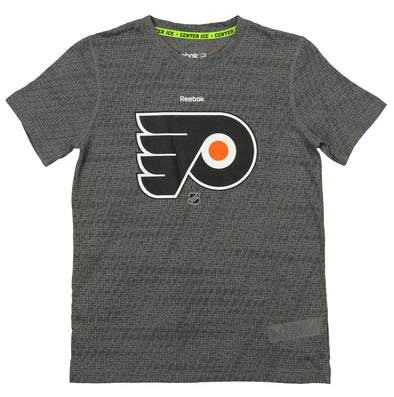 Reebok NHL Youth Philadelphia Flyers "TNT" Fashion Short Sleeve Tee, Gray