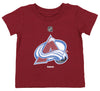 Reebok NHL Little Kids Colorado Avalanche Short Sleeve Team Logo Tee, Burgundy