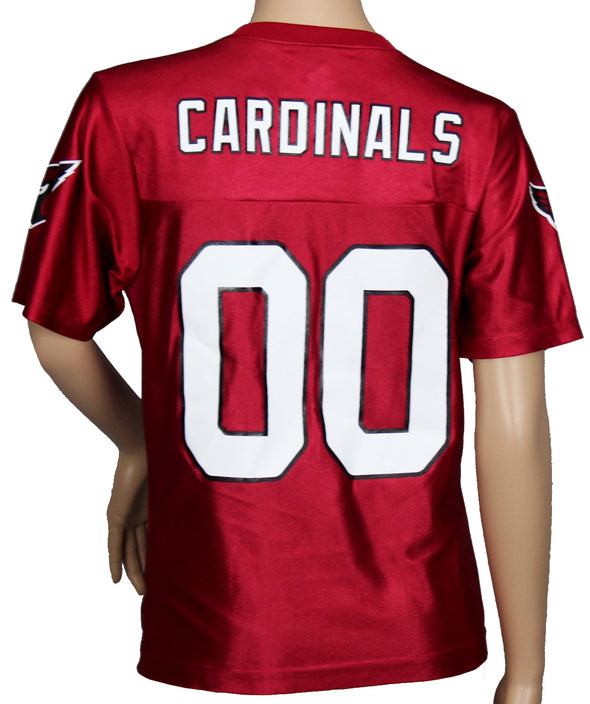 Reebok Arizona Cardinals NFL Women's "00" Dazzle Fashion Jersey, Maroon