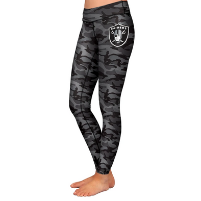 FOCO NFL Women's Oakland Raiders Digital Printed Camo Leggings