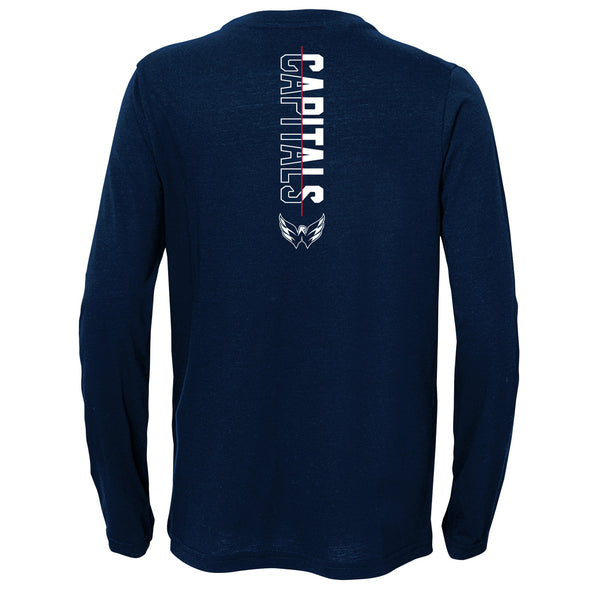 Outerstuff NHL Youth (8-20) Washington Capitals Deliver A Hit Long Sleeve Ultra Tee