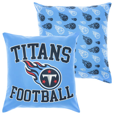 FOCO NFL Tennessee Titans 2 Pack Couch Throw Pillow Covers, 18 x 18