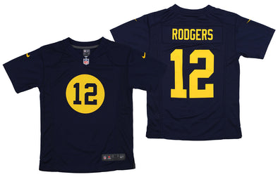 Nike NFL Youth Green Bay Packers Aaron Rodgers #12 Game Team Jersey