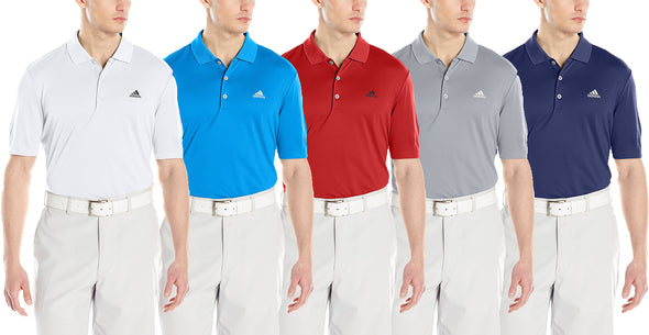 adidas Golf Men's Adi Branded Performance Polo, Multiple Colors Available