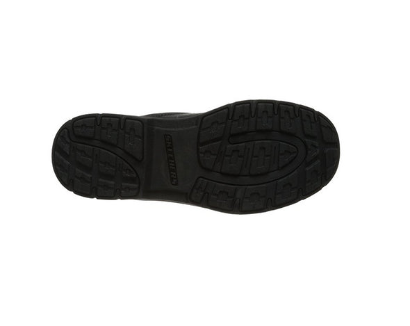 Skechers Men's Segment-Dorton Chukka Boot, Black Leather