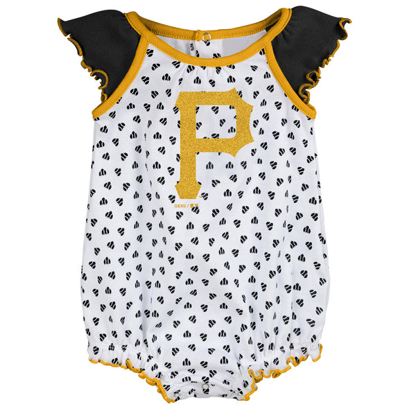 Outerstuff MLB Infants Pittsburgh Pirates Play With Heart 2 pack Creeper Set