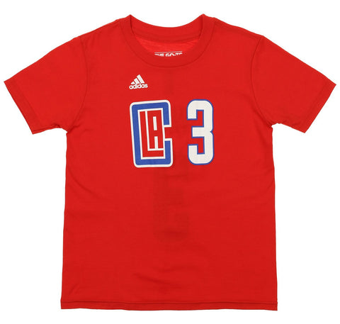 Adidas NBA Youth Los Angeles Clippers Chris Paul #3 Player's Tee, Red