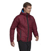 adidas Men's Terrex Myshelter Primaloft Hooded Padded Jacket, Shadow Red