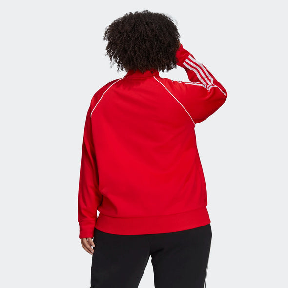 Adidas Originals Women's Superstar Track Jacket, Vivid Red